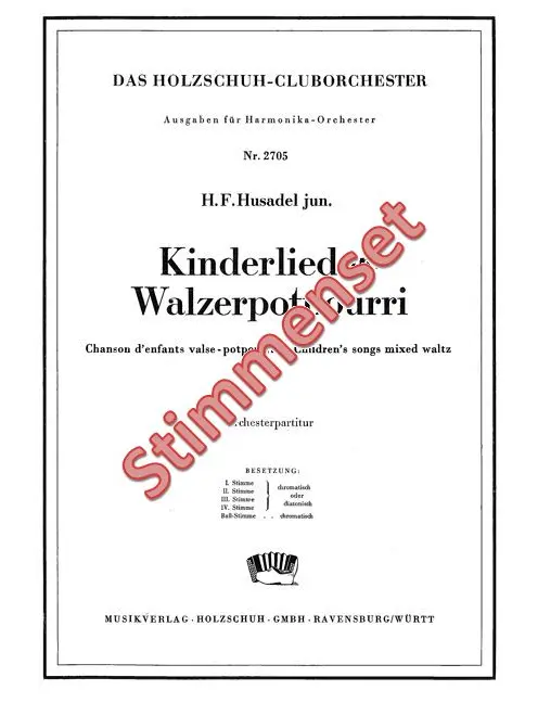 Kinderlieder Walzerpotpourri